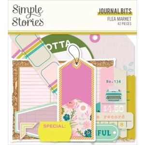 Simple Stories ~ FLEA MARKET ~ Journal Bits - Picture 1 of 2