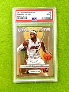 LeBron James 1st PRIZM CARD PSA 9 MINT HEAT 2012 Panini LEBRON JAMES PRIZM  CAVS - Picture 1 of 24