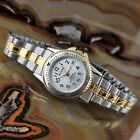 New Vintage MILAN Sporty  Gold & Silver Easy to Read Bracelet Watch
