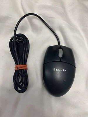 BELKIN MiniScroller Optical Mouse Model F8E841-BLK-CBL - Image 1 of 2
