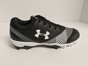 Under Armour Glyde TPU Softball Cleat, Black/White, Womens 8 M