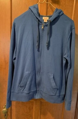 Mossimo Supply Co. Sudadera Ligera con Capucha Cremallera Completa Azul Real XXL De Colección Foto 1 de 3