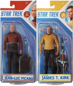 McFarlane STAR TREK Action Figures - Kirk and Picard - Order From The Dropdown - Picture 1 of 4