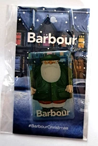 BARBOUR - RAYMOND BRIGGS. 2019 Christmas, Pin Badge.  In sealed packet. - Picture 1 of 2