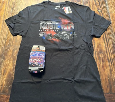 Camiseta Nashville Grand Prix Indycar Can Cooler Music City MED Indy 500 Foto 1 de 4