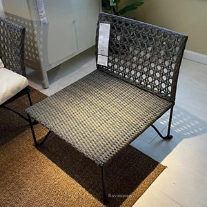 IKEA JUTHOLMEN Section une place, extérieur, gris foncé-marron (CHAISE SEULE) NEUF - Photo 1 sur 7