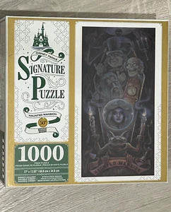 Disney Parks Haunted Mansion 50° Anniversario Puzzle 1000 Pezzi Firma NUOVO - Foto 1 di 3