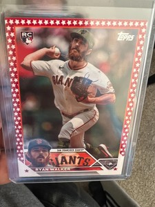 RYAN WALKER 2023 TOPPS UPDATE SERIES RC INDEPENDENCE DAY PARALLEL /76 #US58