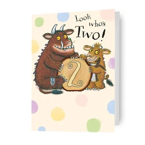 Age 2 Birthday Card The Gruffalo 2nd Birthday Official Product Kid's Birthday - Picture 1 of 9
