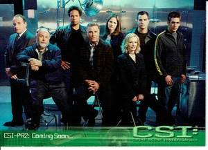 CSI CRIME SCENE INVESTIGATION SERIES 1 PROMO CSI-PR2 - Picture 1 of 1