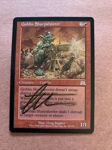 MTG Magic Goblin Scharfschütze signiert Artist Proof x1 Ansturm Greg Staples - Bild 1 von 2