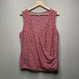 Stitch Fix Market & Spruce Pink & Mauve Leopard Print Top Size Medium - Picture 1 of 5