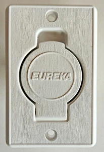 Beam Eureka Central Vacuum Inlet Valve - White, Standard Plate RV Camper - Picture 1 of 4