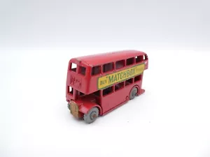 Matchbox Lesney Moko 5b London Bus Gold Trim MW VG UNBOXED - Picture 1 of 5