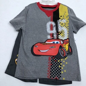 Disney Cars Lightning McQueen Short & T-Shirt Set Bottom & Top Outfit Size 7/8 - Picture 1 of 3