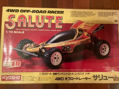 Kyosho Radio Control Off Road Racer 4WD Salute W/BOX F/S FEDEX - Image 1 of 4