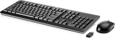 HP WIRELESS KEYBOARD AND MOUSE ITL QY449AA NERO NUOVO - Immagine 1 di 2