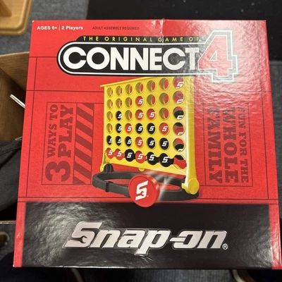 Snap-On Connect 4 Original Game Four Snap On New Original Box  Hasbro - Image 1 of 3