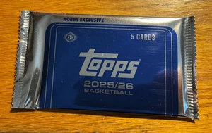 2025 26 TOPPS HOBBY BASKETBAL  silver pack box topper - Picture 1 of 2