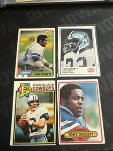 TONY DORSETT FOOTBALL-KARTEN PLUS ROGER STAUBACK. Topps, KELLOGGS - Bild 1 von 5
