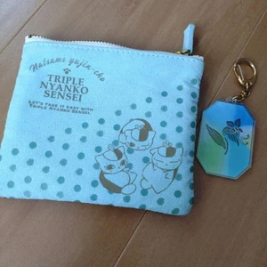 Llavero y bolsa de película Natsume's Book of Friends Cat Sensei usado - Imagen 1 de 6