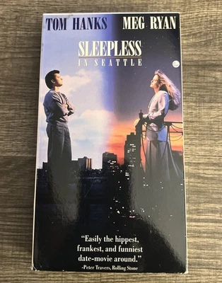 Sleepless in Seattle (VHS 1993) Movie 52413 Tom Hanks Meg Ryan - Image 1 of 4