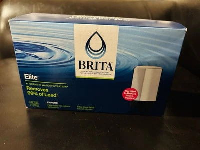 Brita Elite Water Filtration Removes 99% Lead 3-Pack - Image 1 of 4
