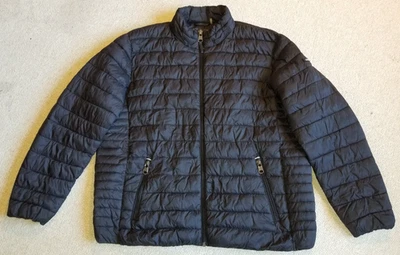 Mens Jacket-CALVIN KLEIN-black puffer quilted/filled 'CM953765' Packable-XXL - Image 1 of 4