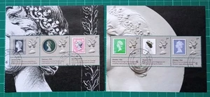 2017 MACHIN DEFINITIVE 50TH ANNIV PSB Commemorative Part Panes  3958-63 USED - Picture 1 of 3