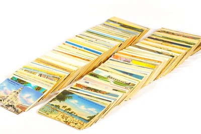 500 Linen Postcards Lot Assortment Vintage Mid-Century America Postcard Views - Image 1 of 4