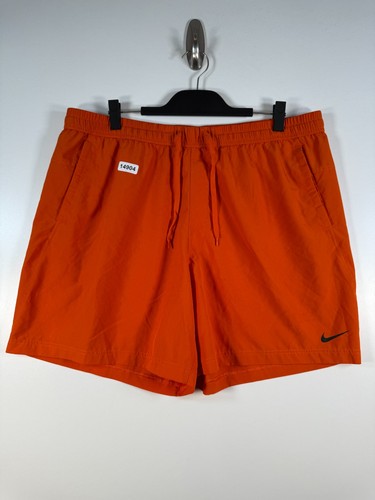 Pantaloncini Nike Dri Fit Uomo Flex Stride Active Gym Running Arancione Taglia 2XL 19 5x6 5