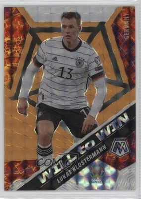 2021 Mosaic UEFA Euro 2020 Fluorescent Orange Prizm 11/25 Lukas Klostermann #9 - Image 1 of 3