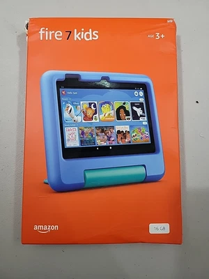 NEW & SEALED - Amazon FIRE 7" Kids Edition 16GB BLUE  See Description  - Image 1 of 2