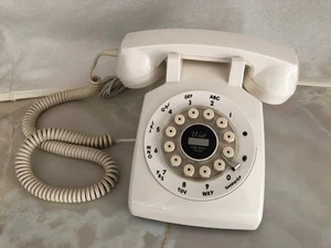 Reproduction Vintage Telephone Land Line Rotary Dial Push Button Pulse Tone Dial - Picture 1 of 10
