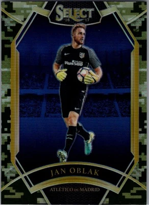 2016-17 Panini Select Field Level Jan Oblak #259 Camo Prizm /20 Atletico Madrid - Image 1 of 2