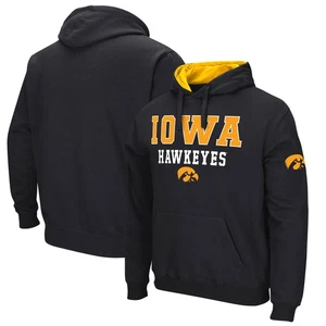 Sudadera con capucha pulóver Coliseo negra Iowa Hawkeyes Sunrise para hombre - Imagen 1 de 3