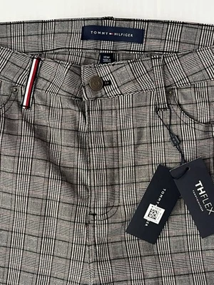 NWT Tommy Hilfiger The Flex Plaid Pant Stretch Pockets Cropped Ankle Size 14W - Image 1 of 4