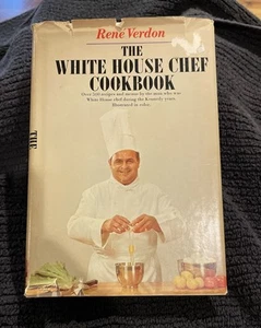 White House Chef Cookbook HB Rene Verdon 1967 1st publishers ed - Picture 1 of 8