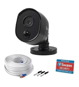 Swann CCTV Bullet Camera SWPRO-1080MSB Heat Sensing 1080p 2MP HD x1 Black - Picture 1 of 4