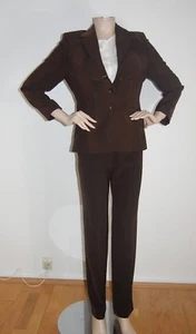 *** Bauer*** Déguisement femme costume 2 pièces blazer business + pantalon marron - Photo 1/12