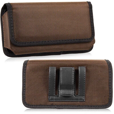 Rugged Belt Clip Holster Pouch Carrying Phone Case Cover For iPhone 12 13 Pro X - Image 1 of 4
