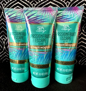 3pk SPA LUXURY PASSIONFRUIT ESCAPE LOCIÓN HIDRATANTE MANOS Y CUERPO 5.5oz - Imagen 1 de 9