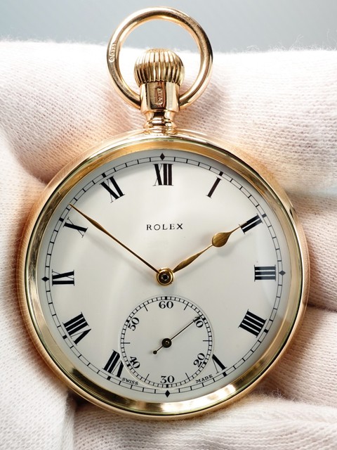 rolex lever pocket watch