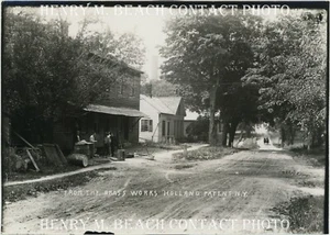 1900s Photo Holland Patent New York Brass Works Henry M Beach 5x7 Contact Print - Picture 1 of 1