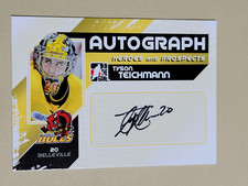 2010-11 In the Game Heroes and Prospects Tyson Teichmann PRC Autographs #A-TT