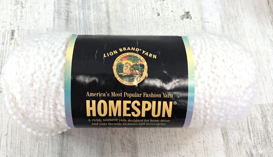 1 Skein Lion BRAND Homespun Yarn 023032793009 Hepplewhite