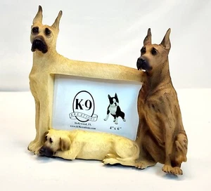 GREAT DANE Picture Frame 4 x 6 Tabletop Photo Frame Dog Lover Gift - Picture 1 of 6