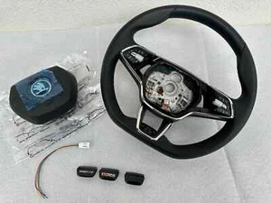 NEW SKODA OCTAVIA MK4 sport steering wheel Plug and play OCTAVIA MK3 ORIGINAL - Picture 1 of 7