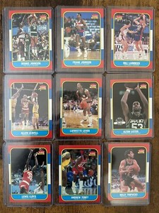 UPDATED NEW CARDS 1986 Fleer Basketball Ungraded Singles $4 each Volume Discount
