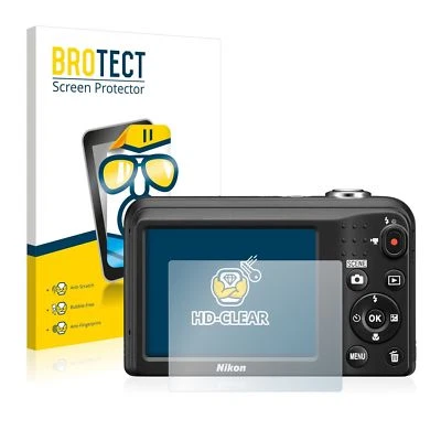 2 x BROTECT® HD-Clear Screen Protector, hard-coated for  Nikon Coolpix A10 - Image 1 of 4